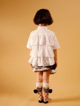 【SALE!!30％オフ!!】 WOLF&RITA(ウルフ＆リタ) DINA-ブラウス-(WHITE)6歳116cm