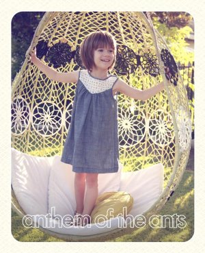 画像5: 【SALE!!30％OFF!!】 anthem of the ants(アンセムオブジアンツ） デニムサンドレスCapri lace sundress6歳120cm