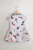 画像3: SIMONETTA MINI(シモネッタミニ)<br>半袖ワンピース(わんちゃん柄)<br>2歳92cm (3)