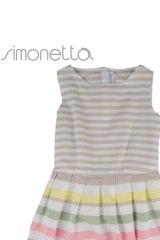 SIMONETTA(シモネッタ) ストライプドレス 4歳107cm