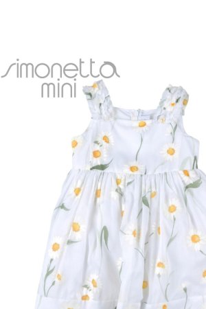 画像1: SIMONETTA MINI(シモネッタミニ) マーガレットドレス 2歳92cm