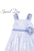 画像1: 【SALE!!】Special Day(スペシャルデイ)<br>ベルト付サマードレスワンピース<br>4歳6歳 (1)