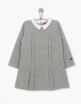 画像1: 【SALE!!30％OFF!!】<br>play up(プレイアップ）<br>Roma Dress長袖ジャージワンピース(グレー)6歳114-112cm (1)