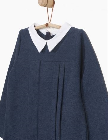 Sale 30 Off Play Up プレイアップ Roma Dress長袖ジャージワンピース ブルーネイビー 6歳114 122cm Play Up プレイアップ Jiji