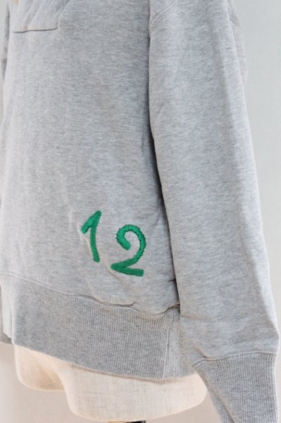 画像4: 4歳6歳 【SALE!!30％オフ!!】 American Outfitters(アメリカンアウトフィッターズ) SJAWL ボーイズバイカラースウェット(グレー) (4)