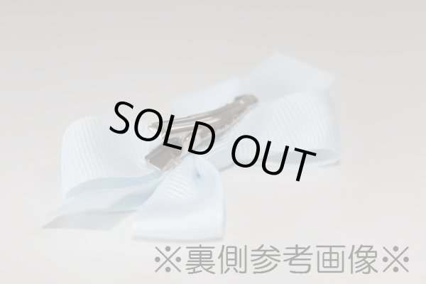 画像2: Emotion&Kids(エモーション＆キッズ) 子供用ヘアアクセサリーリボン（ネイビー） 2個セット  (2)