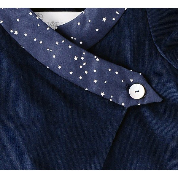 画像3: 【SALE!!30%OFF!!】 Eponime(エポニーム) ユニセックスコーデュロイジャケット(ネイビー)2歳90cm (3)