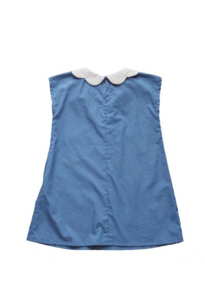 画像4: ハリトイト 雲のスカラップ チュニックワンピース120-130cm (4)