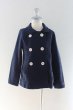 画像2: 【SALE!!30％オフ!!】 Hatley(ハットレイ)ジャージネイビーピーコート2歳89cm (2)