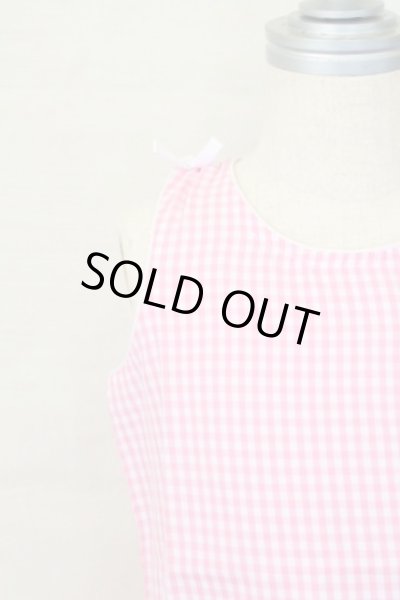 画像2: 【SALE!!30％オフ!!】 Hatley(ハットレー）ピンクのギンガムチェックのワンピース2歳5歳 (2)