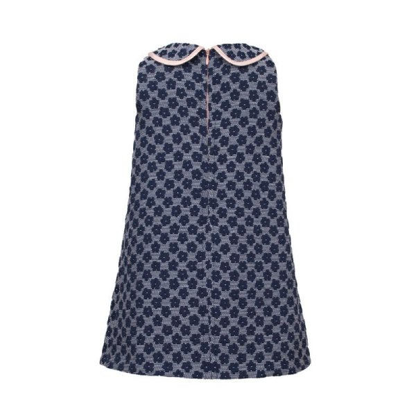 画像4: 【SALE!!30%オフ!!】Hucklebones(ハックルボーンズ) Double Collar Shift Dress 花びらドレス 6歳116cm (4)