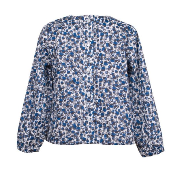 画像4: 【SALE!!30%オフ!!】Hucklebones(ハックルボーンズ) Bow Tie Blouseボウタイブラス(リバティプリント エリザズEliza's) 6歳116cm (4)