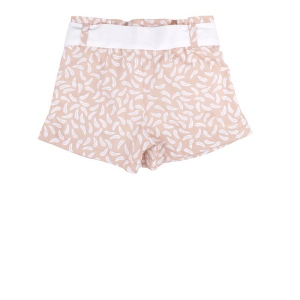 画像3: 【SALE!!30%オフ!!】Hucklebones(ハックルボーンズ) Feather Print Poplin Pleat Shorts(フェザープリントショートパンツ) 6歳116cm (3)