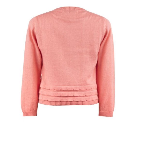 画像3: 【SALE!!30%オフ!!】Hucklebones(ハックルボーンズ) Cardigan カーディガン(コーラル) 2歳3歳4歳6歳 (3)