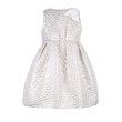 画像2: 【OUTLET!!アウトレット】Hucklebones(ハックルボーンズ) 発表会に最適!!Ivory Dots Dressドット箔ドレス 4歳104cm (2)