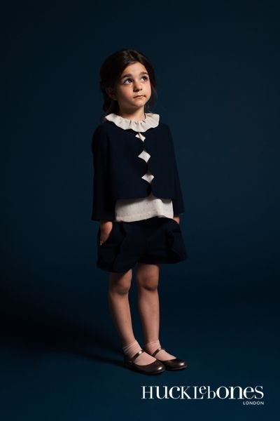 画像2: 【SALE!!30%オフ!!】Hucklebones(ハックルボーンズ) Scalloped Shorts スカラップショートパンツ 8歳128cm (2)