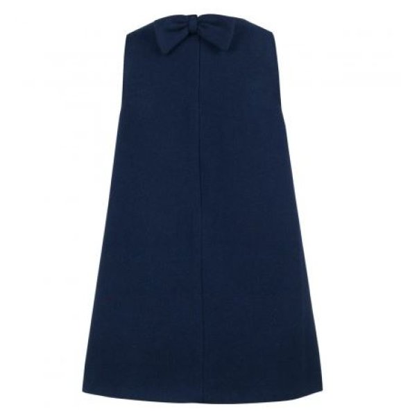 画像3: 【SALE!!30%オフ!!】Hucklebones(ハックルボーンズ) Scalloped Pinafore Dress ウール素材花びらジャンパースカート 2歳4歳6歳 (3)