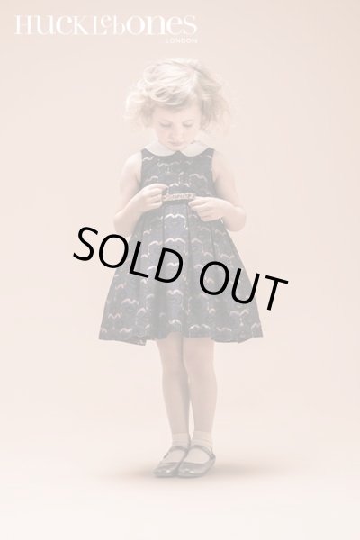 画像1: 【SALE!!30％オフ!!】Hucklebones(ハックルボーンズ) Metalic Brocade Bodice Dressラメクリップ付ドレス 8歳128cm (1)