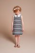 画像3: 【SALE!!30％オフ!!】Hucklebones(ハックルボーンズ) Candy Stripe Shift Dress ストライプシフトドレス(ピンク) 8歳128cm (3)