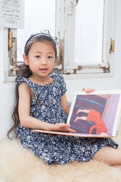 画像2: 【SALE!!30%OFF!!】 Je suis en CP!(ジュスィザンセーペー) New Ladybird Dressレディバードドレス(リバティプリントSummer Blooms サマー・ブルームス) 2歳8歳 (2)