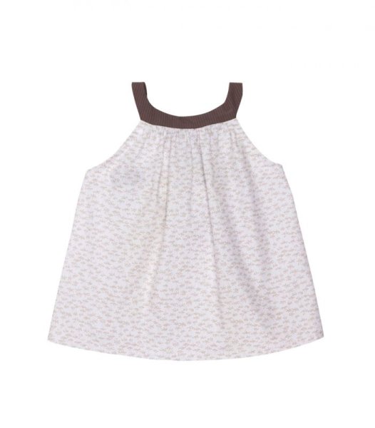 画像2: 【SALE!!50％OFF!!】 Je suis en CP!(ジュスィザンセーペー) Node Topバックリボントップス(ブラウンファイヤーワークス) 12か月〜3歳 (2)