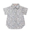 画像2: 2歳6歳 【SALE!!50％OFF!!】 Je suis en CP!(ジュスィザンセーペー) Classic Shirtボーイズ半袖歳クラシックシャツ(リバティプリント ボーダシアBoadicea) (2)