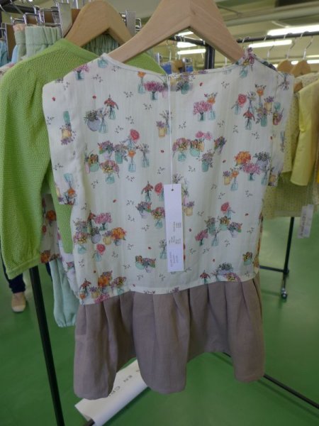 画像4: 【SALE!!30%OFF!!】 Je suis en CP!(ジュスィザンセーペー) Square Dressスクエアドレス(オリジナルプリント) 6歳109-114cm (4)