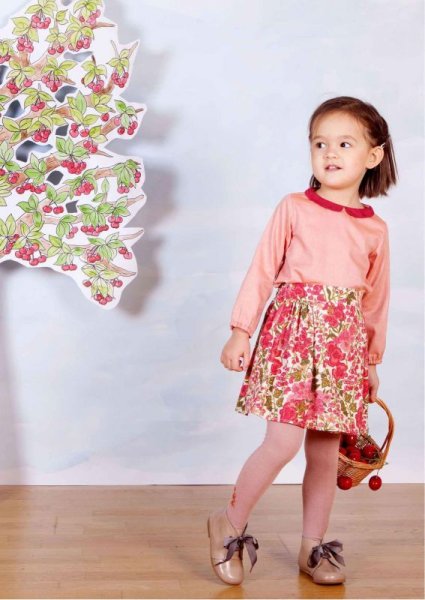 画像2: 【SALE!!30%OFF!!】 Je suis en CP!(ジュスィザンセーペー) Claudine Blouseブラウス(オックスフォード) 12歳139-150cm (2)