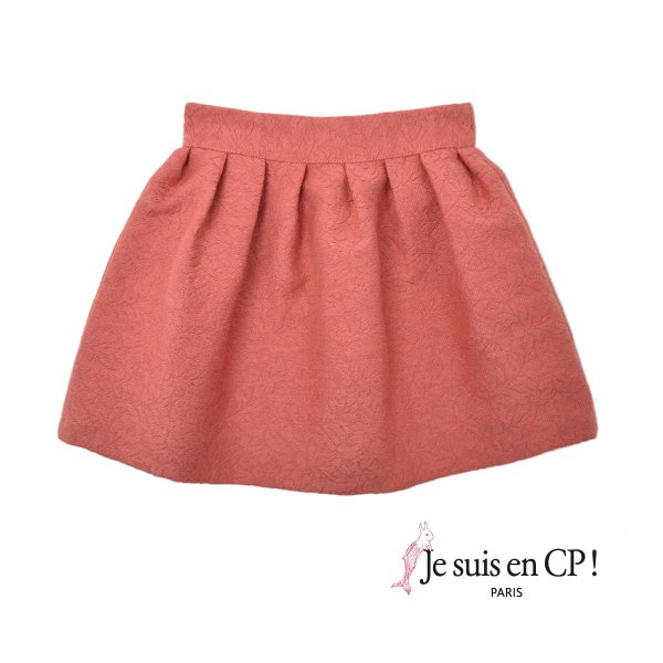 画像1: 【SALE!!40％OFF!!】 Je suis en CP!(ジュスィザンセーペー) Paris Skirtパリスカート(ローズフラワーズ) 12か月2歳 (1)