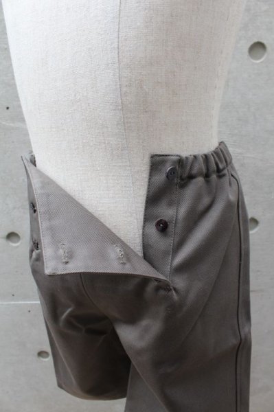 画像2: 18か月2歳3歳 【SALE!!50%OFF!!】 Je suis en CP!(ジュスィザンセーペー) Sailor Shortボーイズセーラーショートパンツ(チャコールブラウン) (2)