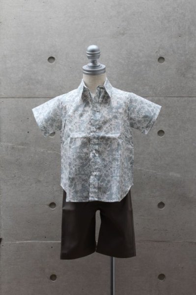 画像3: 18か月2歳3歳 【SALE!!50%OFF!!】 Je suis en CP!(ジュスィザンセーペー) Sailor Shortボーイズセーラーショートパンツ(チャコールブラウン) (3)