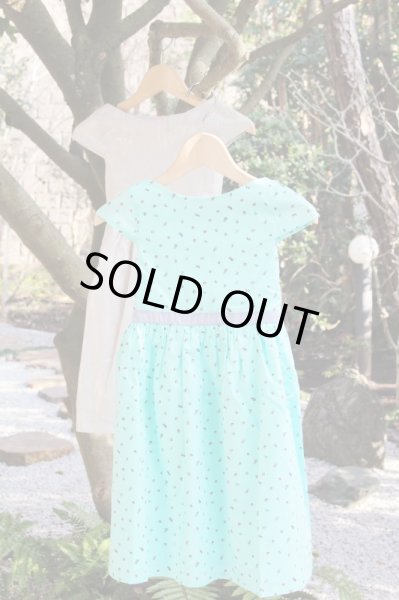 画像6: 【SALE!!30％OFF!!】 Je suis en CP!(ジュスィザンセーペー) Roma Dressフレアドレス(リバティプリント スキャッター・バッズ Scatter Buds) 8歳122-128cm (6)