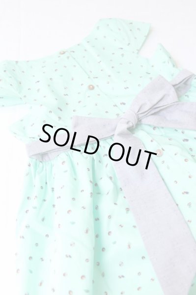 画像3: 【SALE!!30％OFF!!】 Je suis en CP!(ジュスィザンセーペー) Roma Dressフレアドレス(リバティプリント スキャッター・バッズ Scatter Buds) 8歳122-128cm (3)