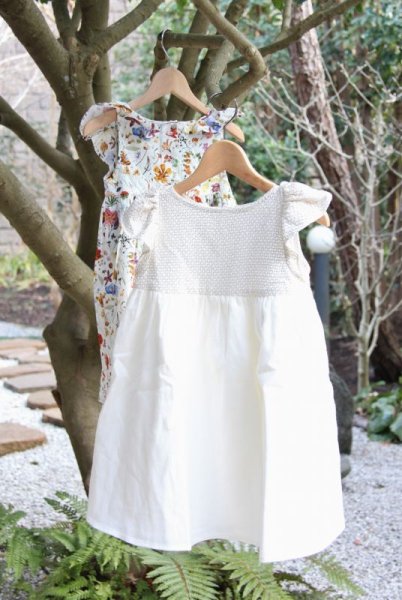 画像6: 【SALE!!30％OFF!!】 Je suis en CP!(ジュスィザンセーペー) New Ladybird Dressレディバードドレス(コットン×リネン) 8歳122-128cm (6)