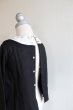 画像3: 2歳3歳 【SALE!!30％OFF!!】 Je suis en CP!(ジュスィザンセーペー) Plastron shirtボーイズバックボタンシャツ(ブラック裏毛) (3)