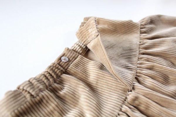 画像4: 【SALE!!30%OFF!!】 Je suis en CP!(ジュスィザンセーペー) PocketSkirtポケットスカート(ハニーコーデュローイ) 12か月 (4)