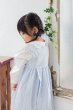 画像4: 【JiJiオリジナル】 リボン刺繍の1年中使えるスモッキングワンピース(オックスフォード) 2歳3歳7歳 (4)