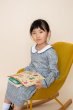画像8: 【JiJiオリジナル】 リバティプリント ワイドカラー長袖ワンピース (Irmaイルマ) 2歳-8歳 (8)
