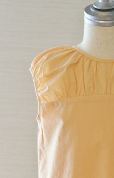 画像3: 【SALE!!30%OFF!!】 LIHO London(リホロンドン)  MARAネックギャザーワンピース(ペールオレンジ) 8歳125cm (3)