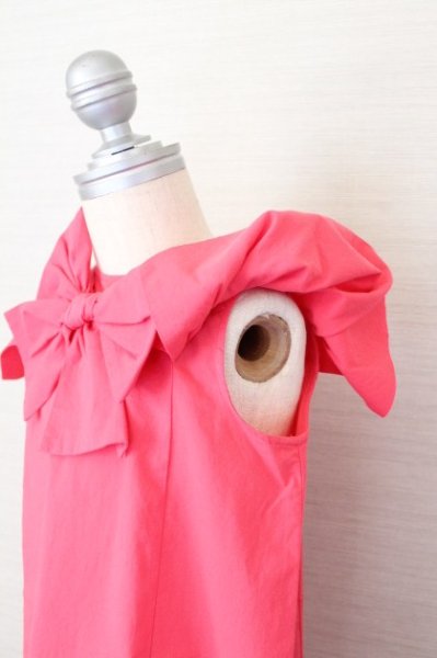 画像4: 【SALE!!30%OFF!!】 LIHO London(リホロンドン)  HARRIETTAノースリーブリボンワンピース(ピンク) 4歳100cm (4)