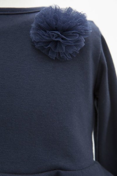 画像4: Malvi&Co.(マルヴィ) チュールドレス(ネイビー) 4歳8歳 (4)