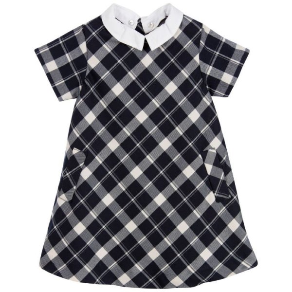 画像3: Malvi&Co.(マルヴィ) 付け襟チェックワンピース 4歳6歳 (3)
