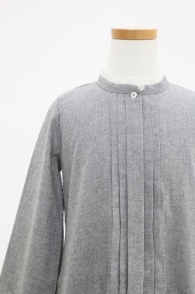 画像3: Mariella Ferrari(マリエラ・フェラーリ) 秋冬長袖レース襟ワンピース(ネイビー) 4歳6歳8歳 (3)