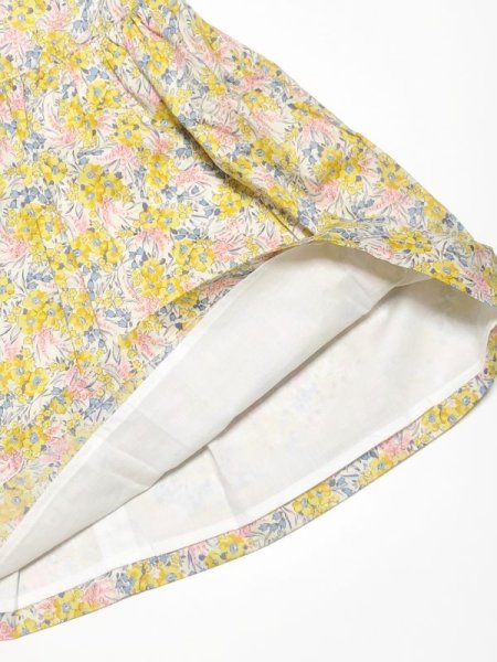 画像4: Olivier(オリビエ) ISABELLAイザベラ エプロンワンピース (リバティプリント Swirling Petals スワイリング・ペタルス) 4歳〜8歳 (4)