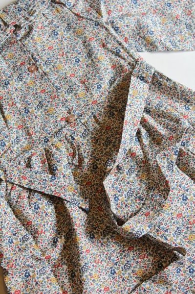 画像4: Olivier(オリビエ) MARTH マーサワンピース (リバティプリント Katie and Millie ケイティ・アンド・ミリー) 3歳/4歳 (4)