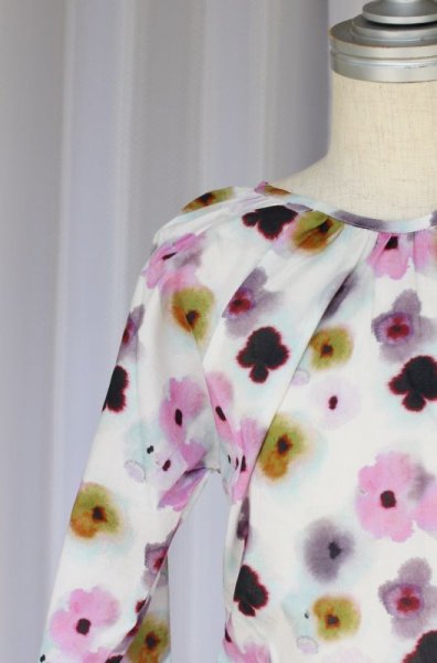 画像4: Christina Rohde(クリスティーナ・ローデ)Dress Waist-elastic長袖ブラウジングワンピース6歳8歳 (4)