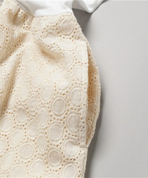 画像14: Tappet(タペット) ボレロ+ワンピースセットアップ(オフホワイト) 120cm (14)
