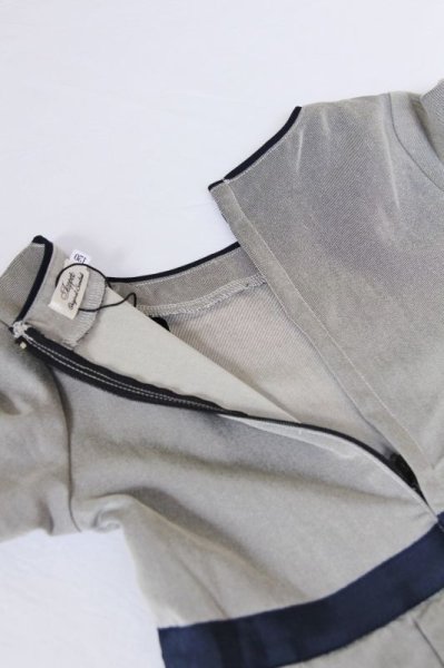 画像3: Tappet(タペット) ツイルワンピース(グレー) 90cm100cm (3)