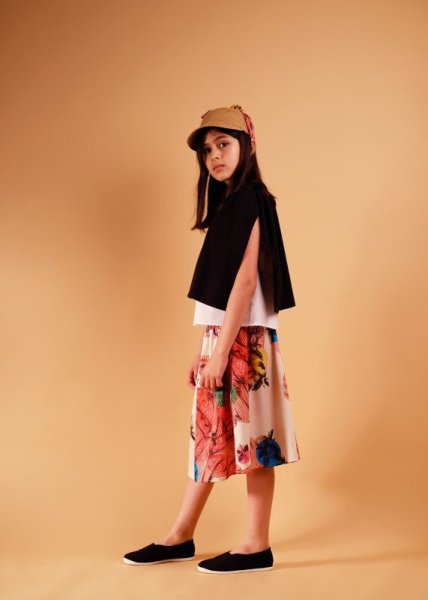 画像4: 【SALE!!30％オフ!!】 WOLF&RITA(ウルフ＆リタ) ADELIA-ブラウス-(WHITE/BLACK)6歳116cm-JAPAN EXCLUSIVE- (4)