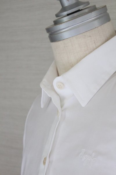 画像3: 【SALE!!】Il gufo(イルグッフォ) フォーマル長袖ブラウス(ホワイト)  6歳116cm (3)